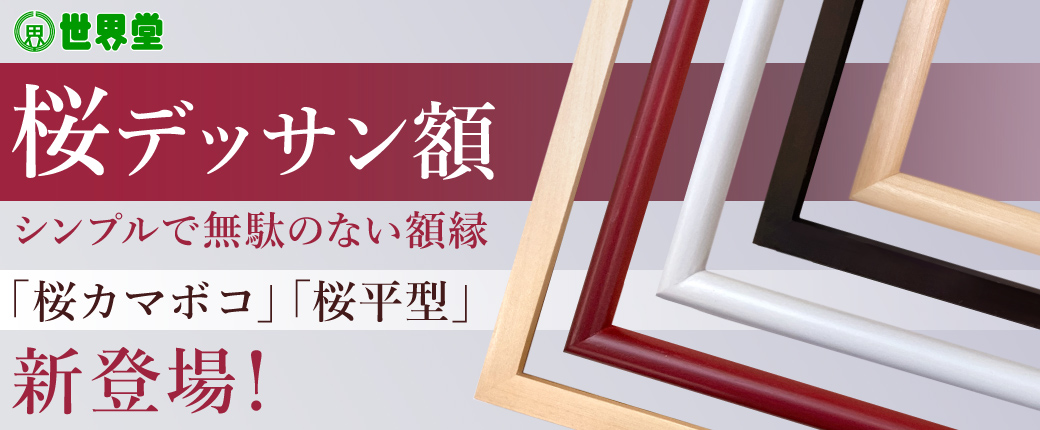 世界堂　桜デッサン額