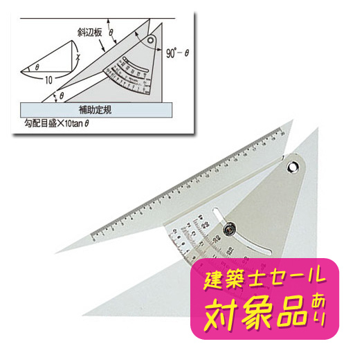 ウチダ 精密勾配定規