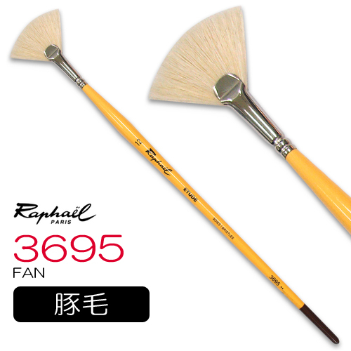 ラファエル 油彩筆 3695（ファン）