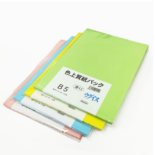 浜田商事 色上質紙パック B5 薄口