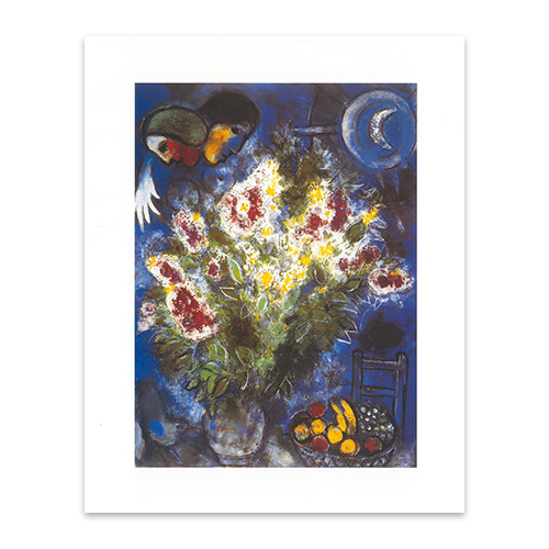 アートポスター シャガール Nature Morte aux Fleurs (ny618)