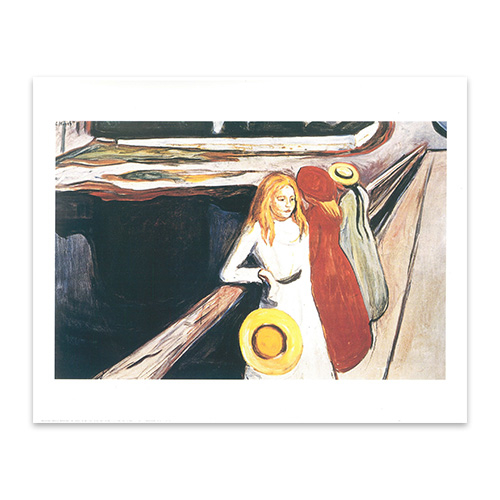 アートポスター ムンク Girl on a Bridge (ny714)