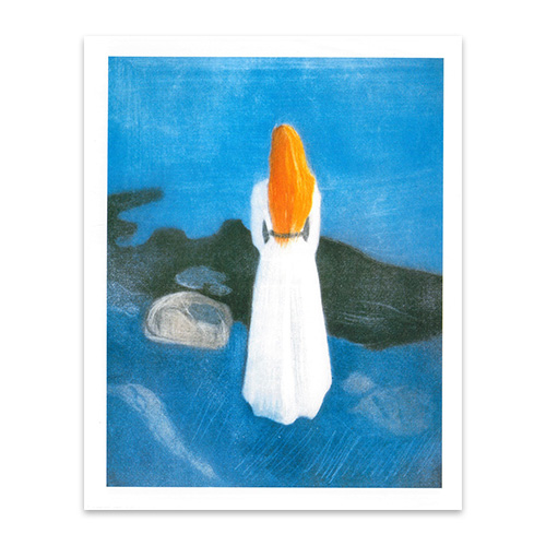 アートポスター ムンク Young Girl on a Jetty (ny717)
