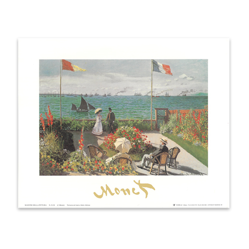 アートポスター モネ Terrazza mare a Sainte-Adresse (nx138)