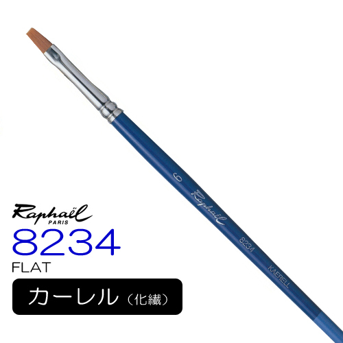 ラファエル 水彩筆 8234（フラット）